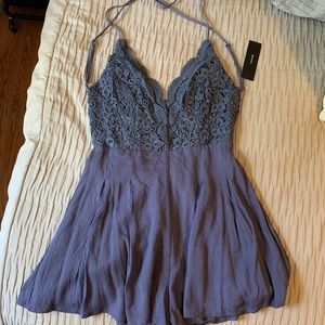 Lulus romper with open back